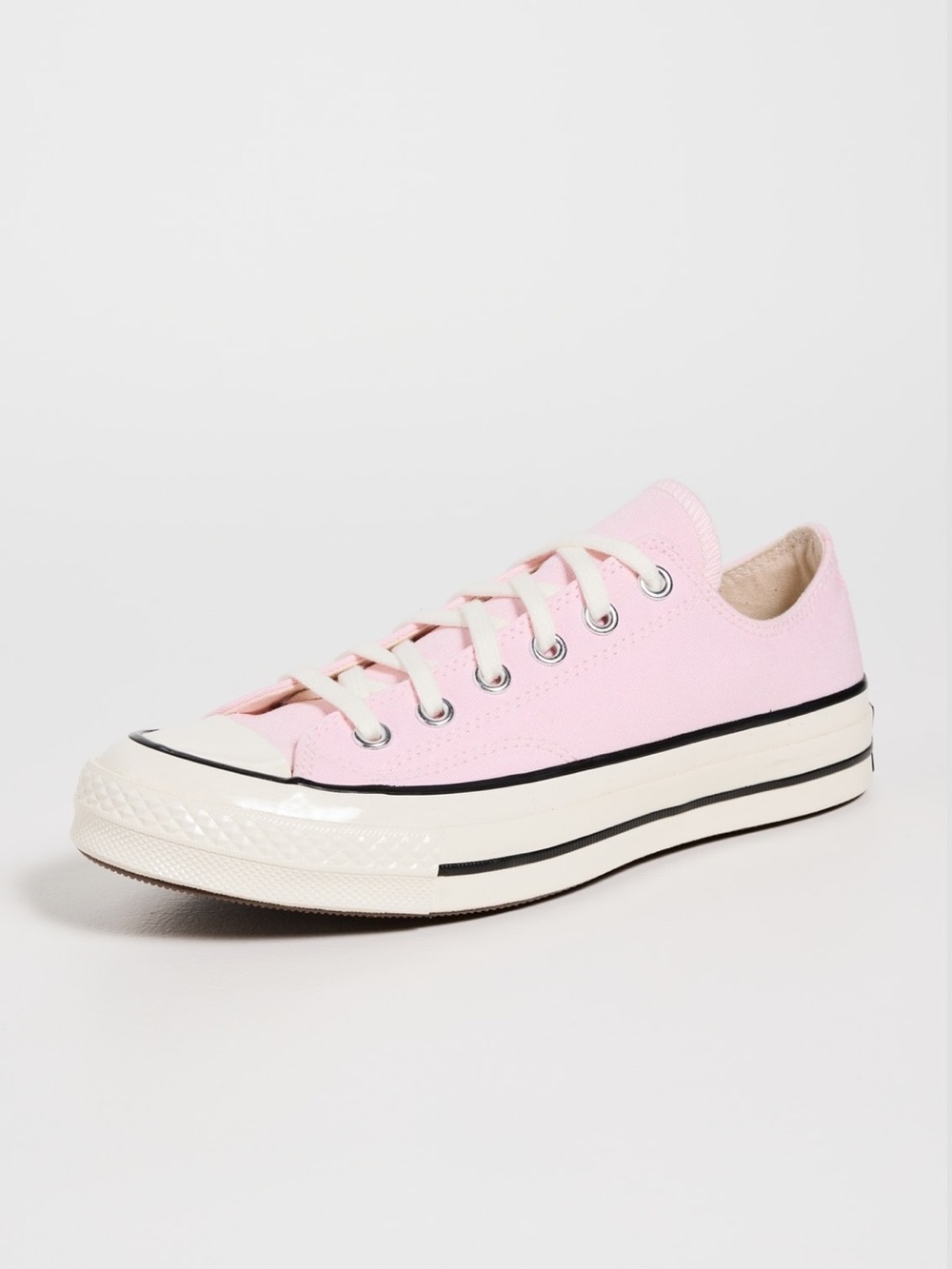 Converse Low Top Canvas Sneaker in Light Pink